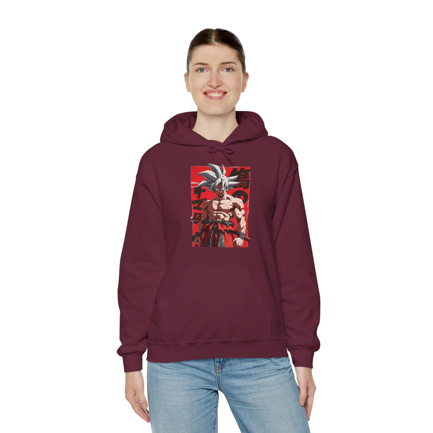 Goku Red-Hoodie