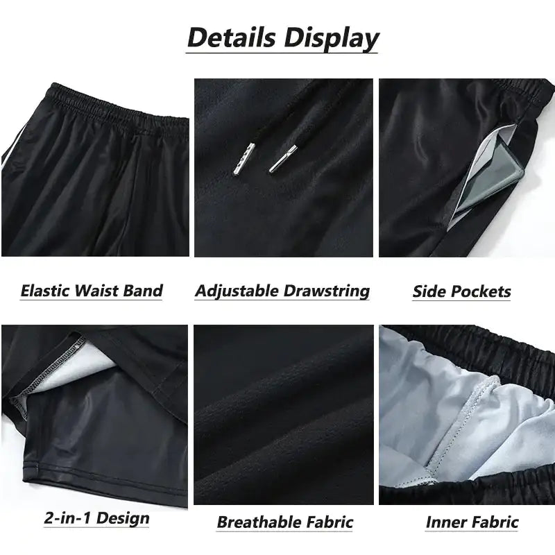 Anime  2 in 1 Gym Shorts